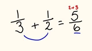 Fractions addition and subtraction trick - do them the fast way!